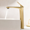 Gold bathroom high faucet single hole single handle bathroom heightened basin faucet sink basin faucet