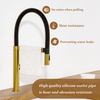Household hot and cold rotating kitchen faucet