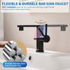 Matte black basin faucet bathroom sink faucet basin faucet stainless steel toilet faucet single handle mixer hot and cold water
