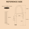 Household hot and cold rotating kitchen faucet