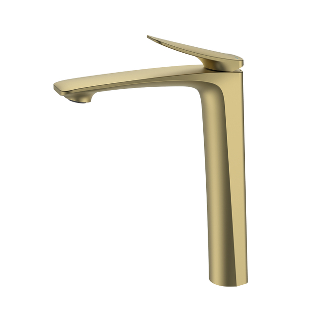 Gold bathroom high faucet single hole single handle bathroom heightened basin faucet sink basin faucet