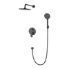 Matte Black Dual Function Shower Hand Shower, High Pressure Shower, Overhead Shower System