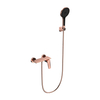 Roségold Einfunktionsdusche Handheld -Duschkopf, Hochdruck Duschkopf, 3 Sprüheinstellungen