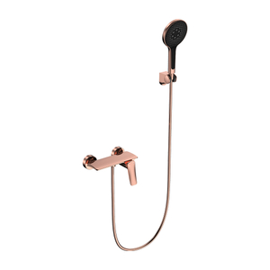 Rose Gold Single Function Shower Handheld Shower Head, High Pressure Shower Head, 3 Spray Settings