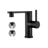 Matte black basin faucet bathroom sink faucet basin faucet stainless steel toilet faucet single handle mixer hot and cold water