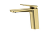 Gold bathroom basin faucet, gold stainless steel basin faucet, single handle RV vanity basin faucet