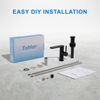 Matte black basin faucet bathroom sink faucet basin faucet stainless steel toilet faucet single handle mixer hot and cold water