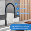 Single Handle Kitchen Sink Faucet, Commercial Kitchen Faucet with Pull-down Spray