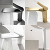 Electroplating bathroom faucet single hole single handle bathroom basin faucet sink basin faucet