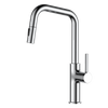Siebenform-Küchenarmatur, elektroplierende Anti-Fingerabdruck-Spülenmischhahn, 360 ° rotierende Edelstahl-Wasserhahn