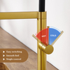 Household hot and cold rotating kitchen faucet