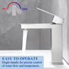 Brushed Nickel Bathroom Faucet, Modern Single Handle Bathroom Sink Faucet, Bathroom Stainless Steel Faucet
