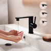 Matte black basin faucet bathroom sink faucet basin faucet stainless steel toilet faucet single handle mixer hot and cold water