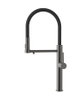 Gunmetal Grey Kitchen Faucet with Pull-out Sprayer, with Drinking Water Nozzle, Single Hole