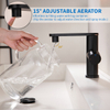Matte black basin faucet bathroom sink faucet basin faucet stainless steel toilet faucet single handle mixer hot and cold water