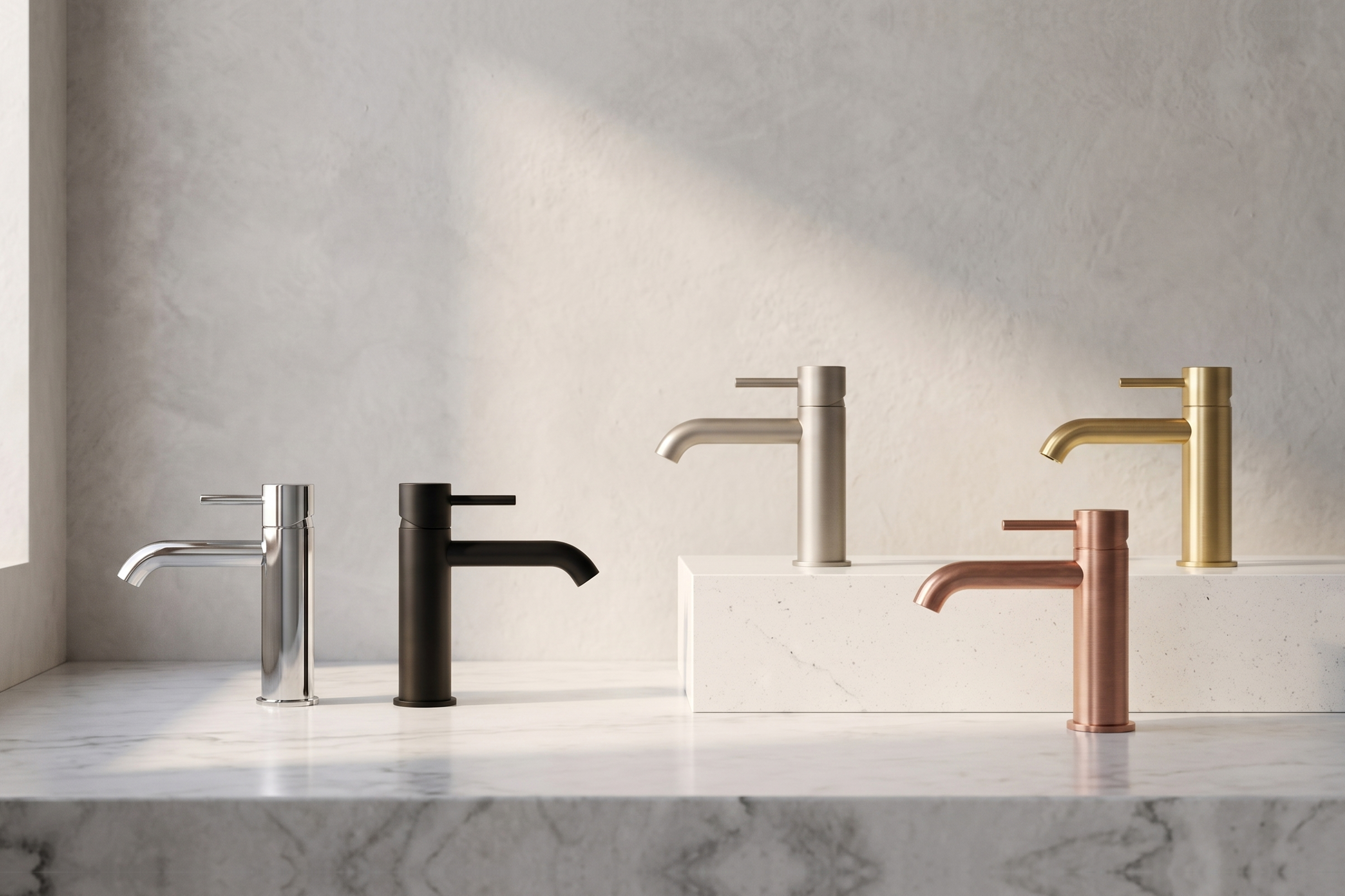 Custom PVD Copper Bathroom Fixtures for Luxury Middle Eastern Hotel